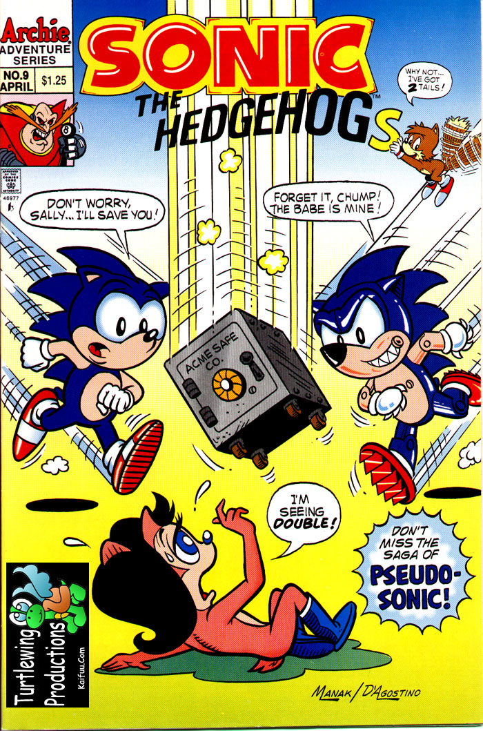 Sonic - Archie Adventure Series April 1994 Cover Page